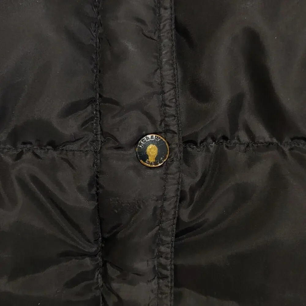 J.Crew Black Down Filled Puffer Vest Women's XS Full Zip Style 96077